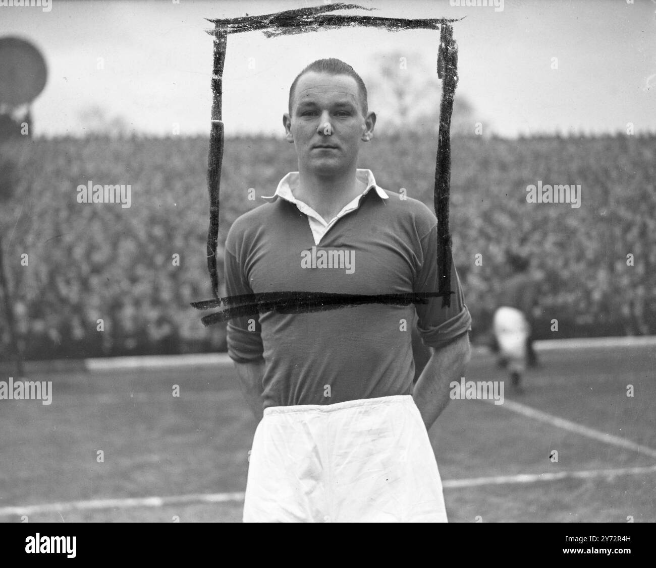 Willie Steffen, Internazionale Svizzera. Un recente ritratto di Willie Steffan, internazionale svizzero, che ha firmato per giocare per il Chelsea e ora sta giocando per la squadra del Chelsea. 15 gennaio 1947 Foto Stock