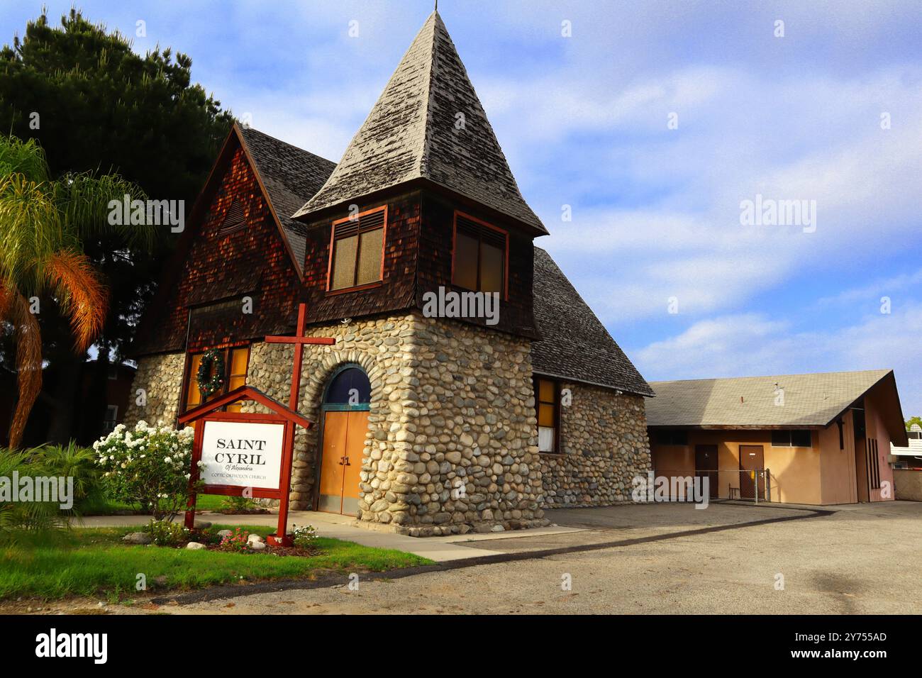 Irwindale (LA County), California: Chiesa copta ortodossa di San Cirillo di Alessandria Foto Stock