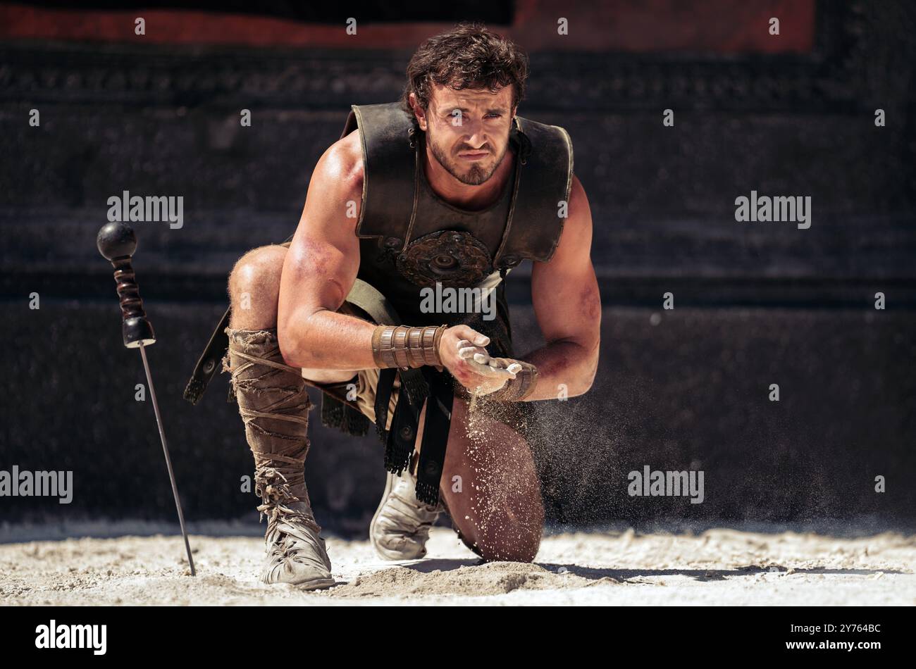 PAUL MESCAL in GLADIATORE II (2024), diretto da RIDLEY SCOTT. Credito: FOTO/album DI IMPORTANZA FONDAMENTALE Foto Stock