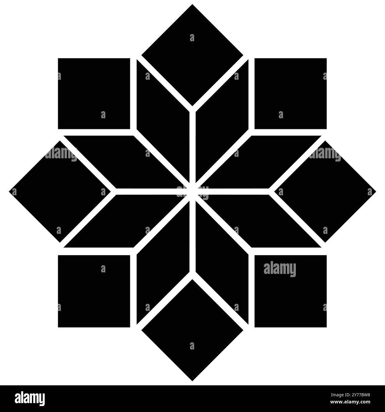 Modello di layout del design del collage fotografico Illustrazione Vettoriale