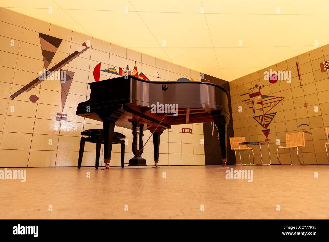 STRASBURGO, FRANCIA - 21 SETTEMBRE 2024: Mostra al Museo d'Arte moderna di Strasburgo dedicata a Wassily Kandinsky Foto Stock