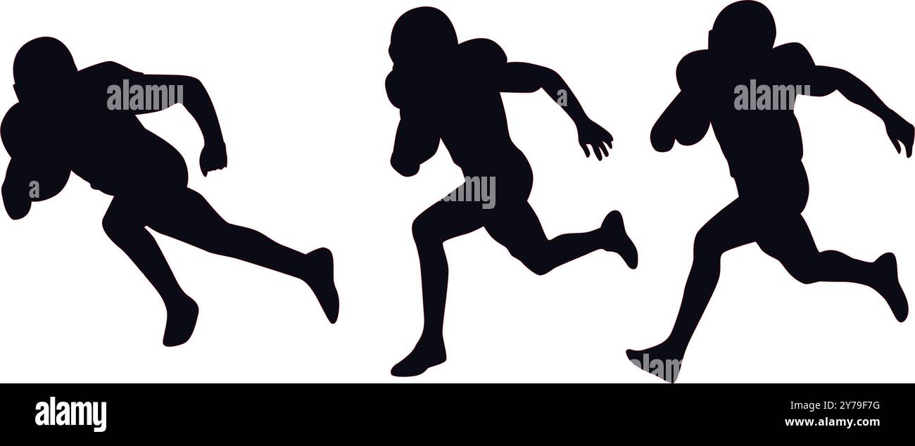 Giocatore di football americano Illustrazione Vettoriale