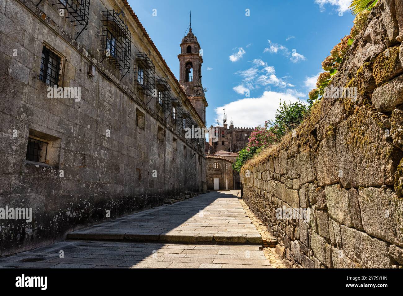 Monastero di Concepcion nella città monumentale di Tui, Pontevedra, Galizia. Foto Stock