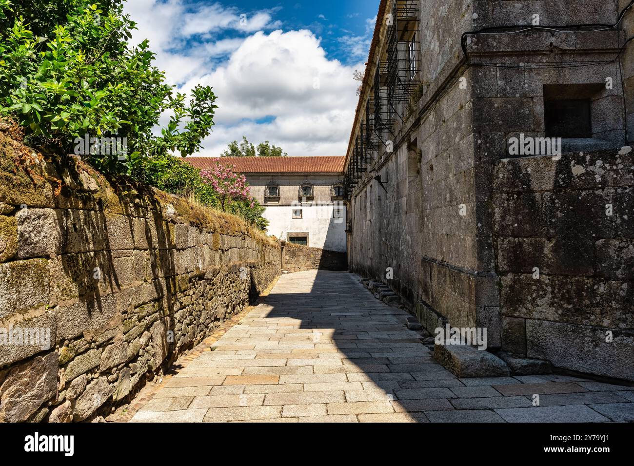Monastero di Concepcion nella città monumentale di Tui, Pontevedra, Galizia. Foto Stock