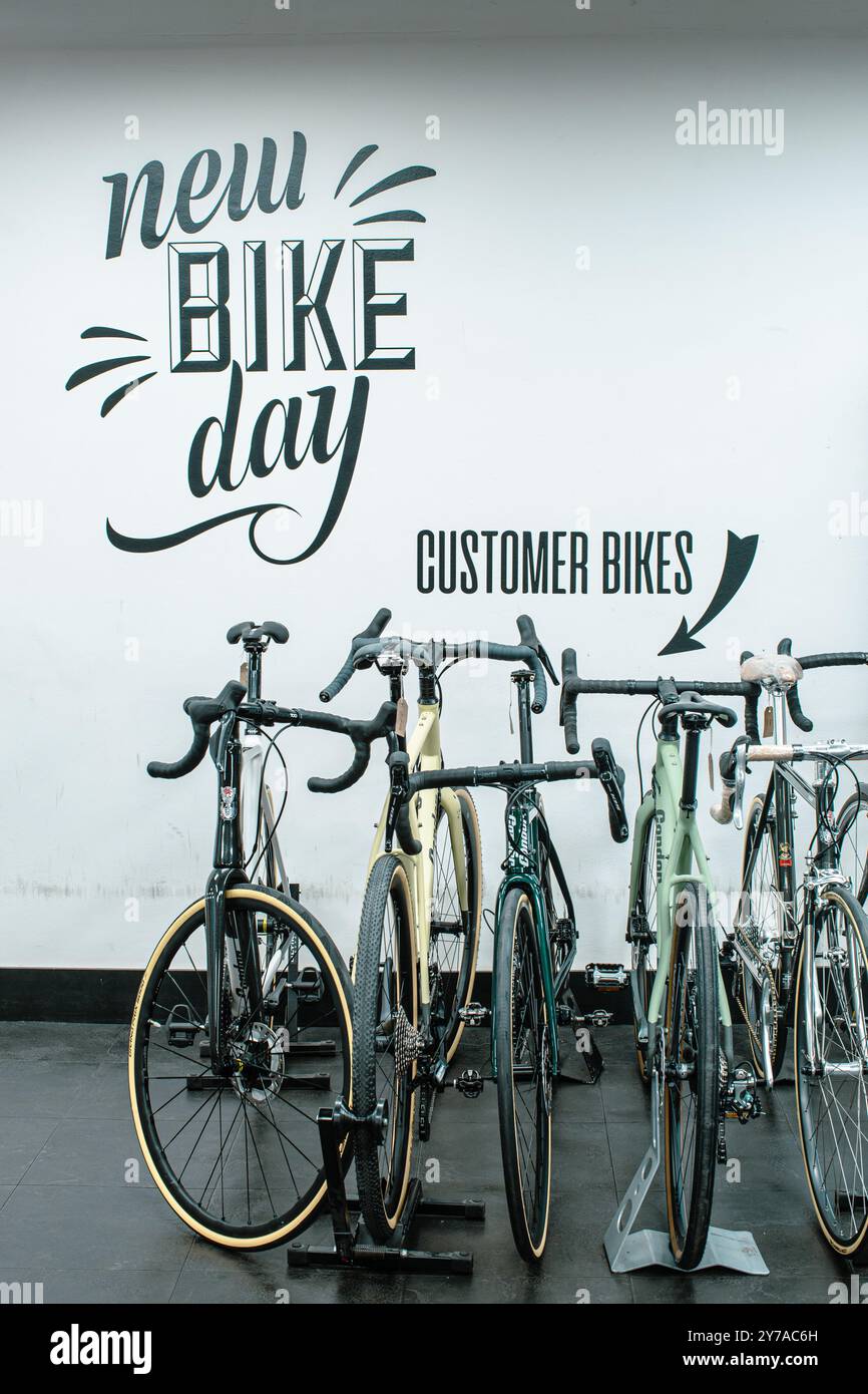 Condor Cycles Bespoke Bicycles , Londra , Regno Unito Foto Stock