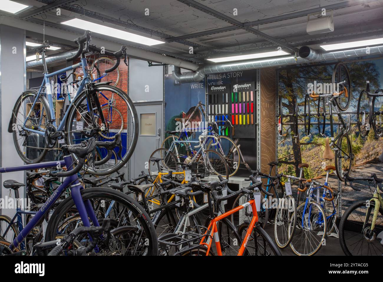 Condor Cycles Bespoke Bicycles , Londra , Regno Unito Foto Stock