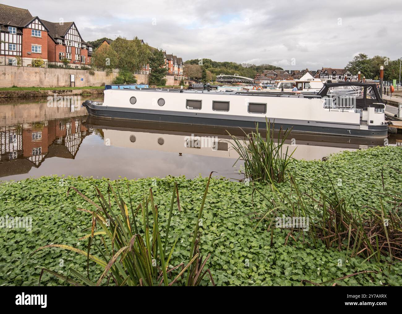 Porticciolo di Northwich Quay Foto Stock