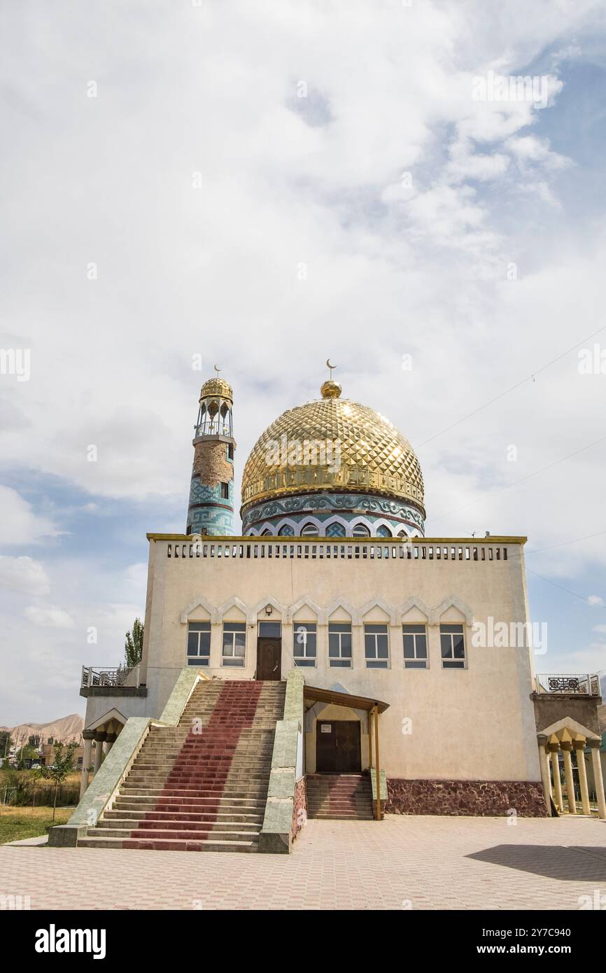 Kirghizistan, Naryn, moschea centrale Foto Stock