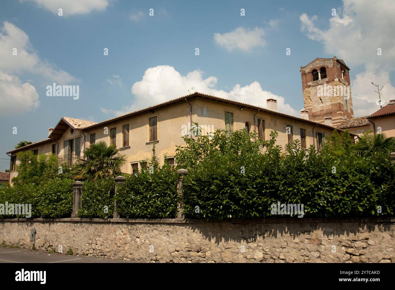 Pieve di San Floriano Martire, San Pietro in Cariano, Provincia di Verona, Valpollicella. Veneto Italia Foto Stock