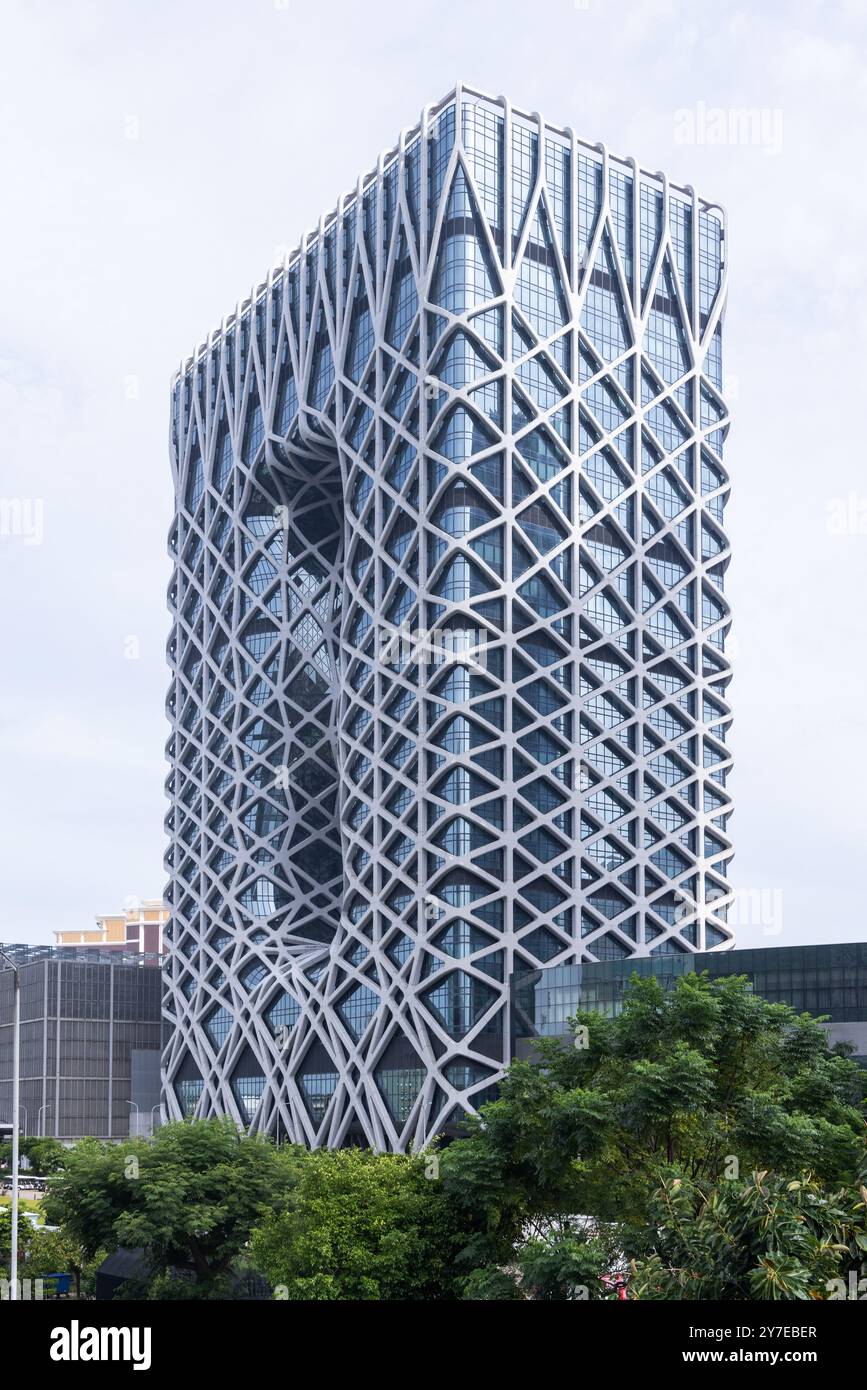 Morpheus hotel Macau, progettato dagli architetti Zaha Hadid Foto Stock