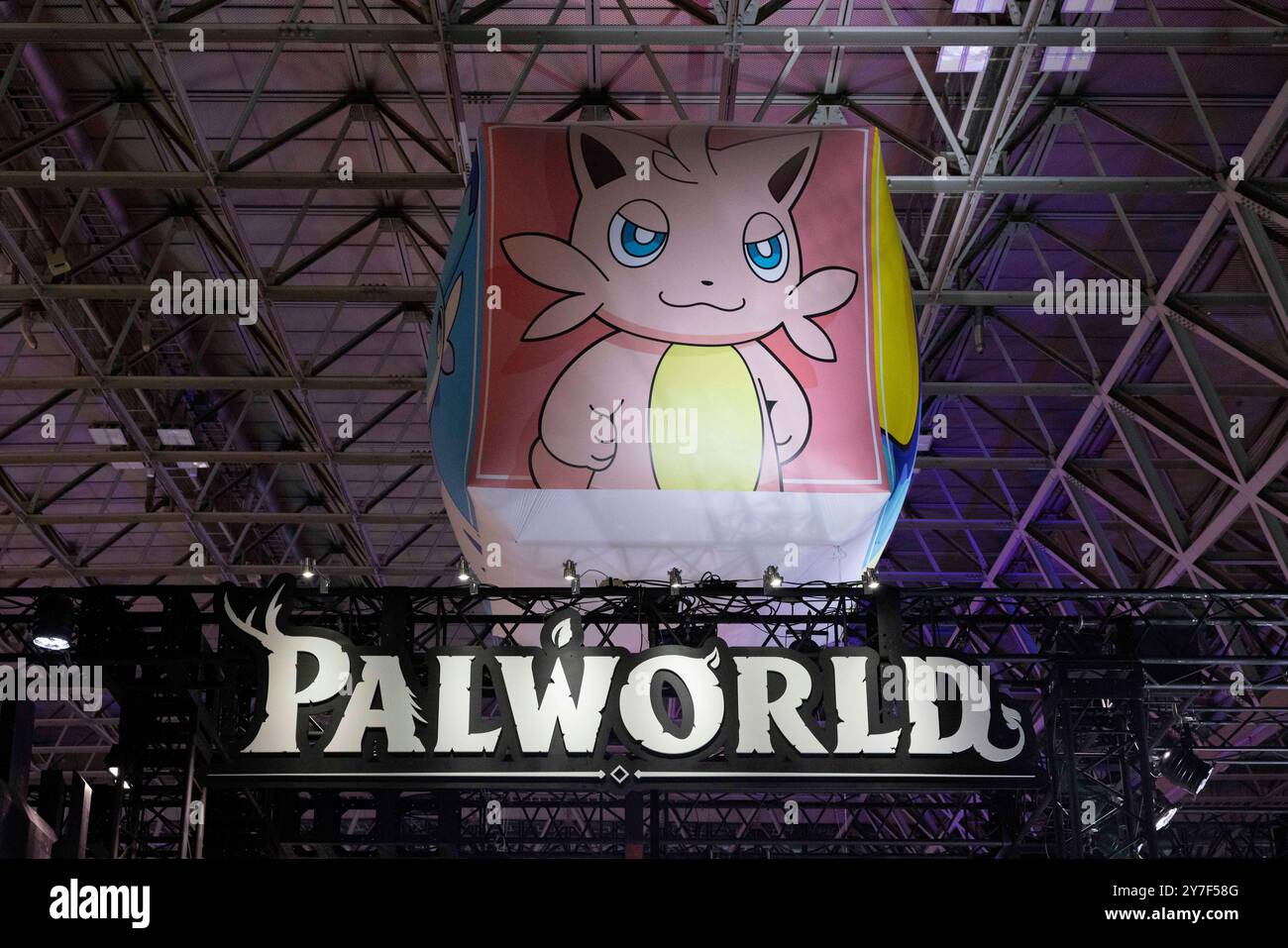 Chiba, Giappone. 26 settembre 2024. Popolare videogioco Palworld al Tokyo Game Show 2024. - 20240926 PD24088 credito: APA-PictureDesk/Alamy Live News Foto Stock