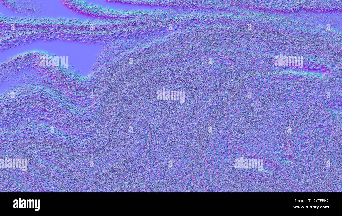 Effetto sabbia nella mappa normale Foto Stock