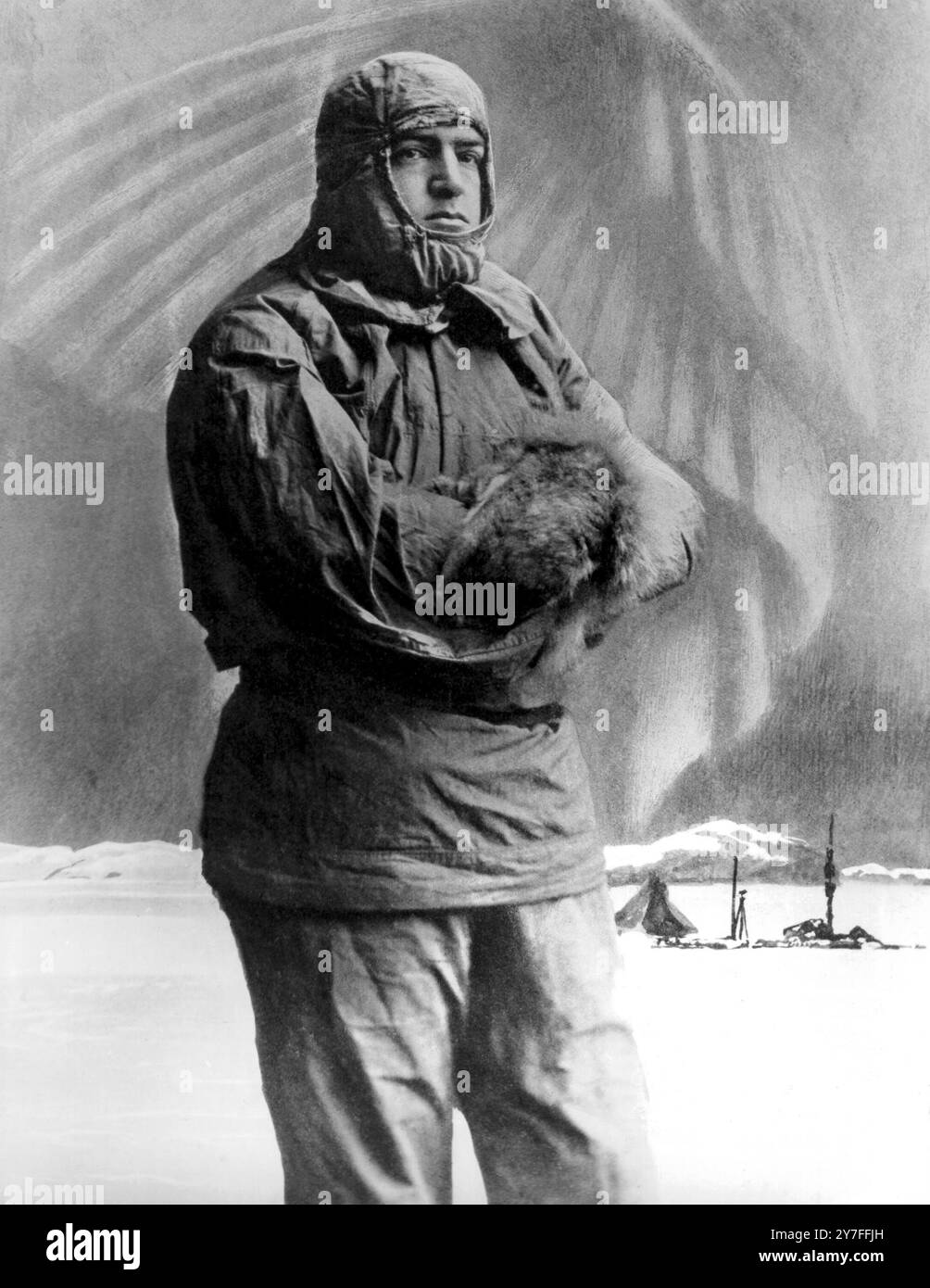 Ernest Shackleton (1909) Foto Stock