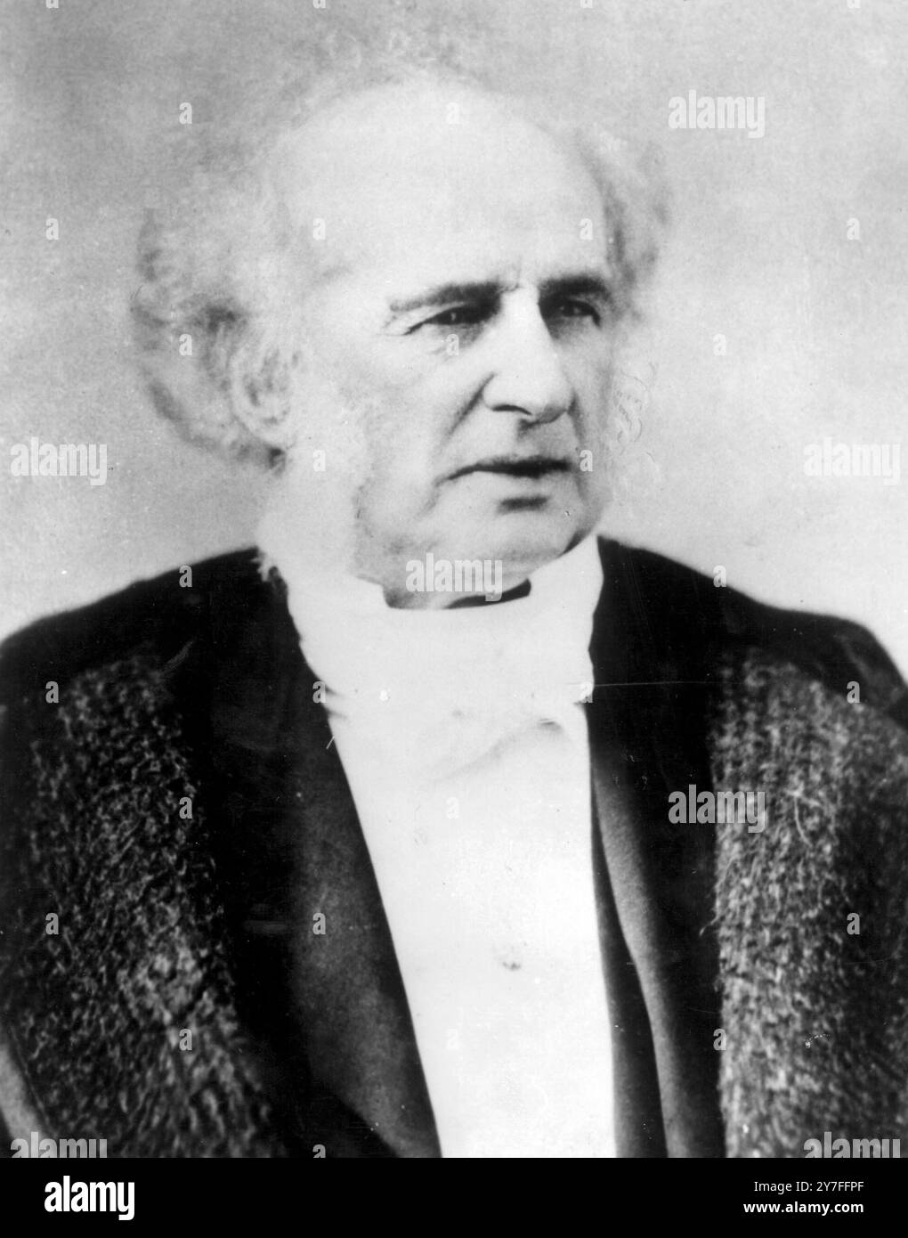 New York, USA: Nella foto è raffigurato il commodoro Cornelius Vanderbilt, uno dei più audaci e sconsiderati bucanieri fimanali del suo tempo. 10 febbraio 1962 Foto Stock