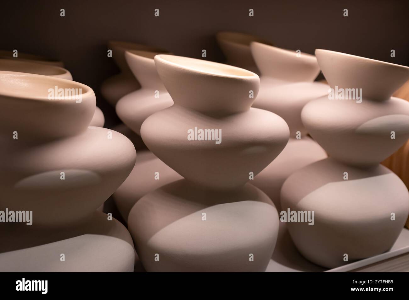 Volume organico, gres come forme umane Foto Stock