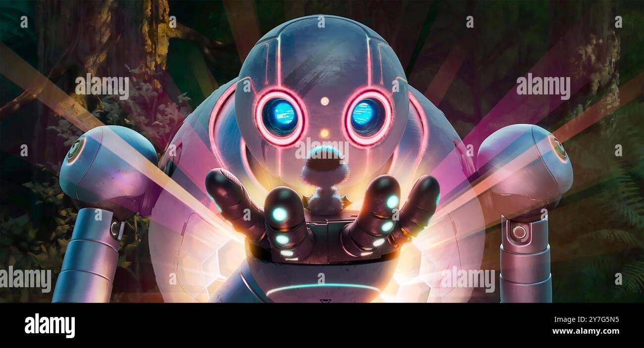 IL ROBOT SELVAGGIO del film Universal Pictures del 2024 Foto Stock