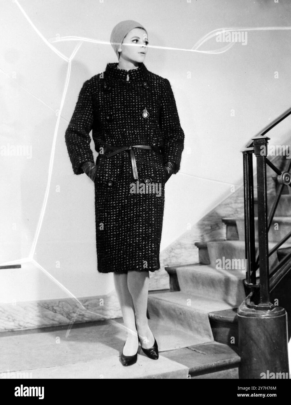 FASHION BALMAIN PIERRE COLLEZIONE AUTUNNO INVERNO ; 6 AGOSTO 1964 Foto Stock