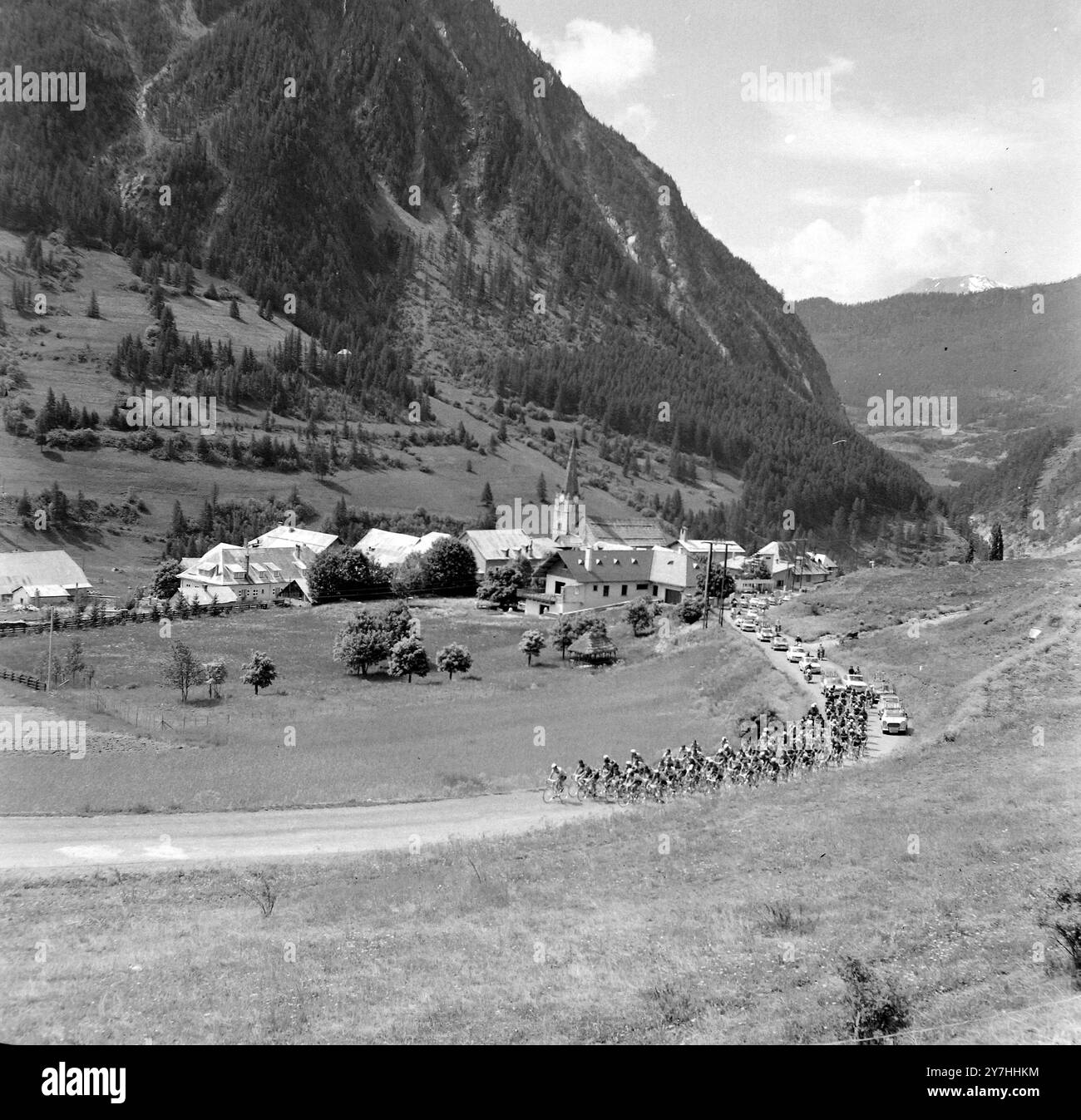 GIRO CICLISTICO D'ITALIA 21° GIRO A BIELLA; 9 GIUGNO 1964 Foto Stock