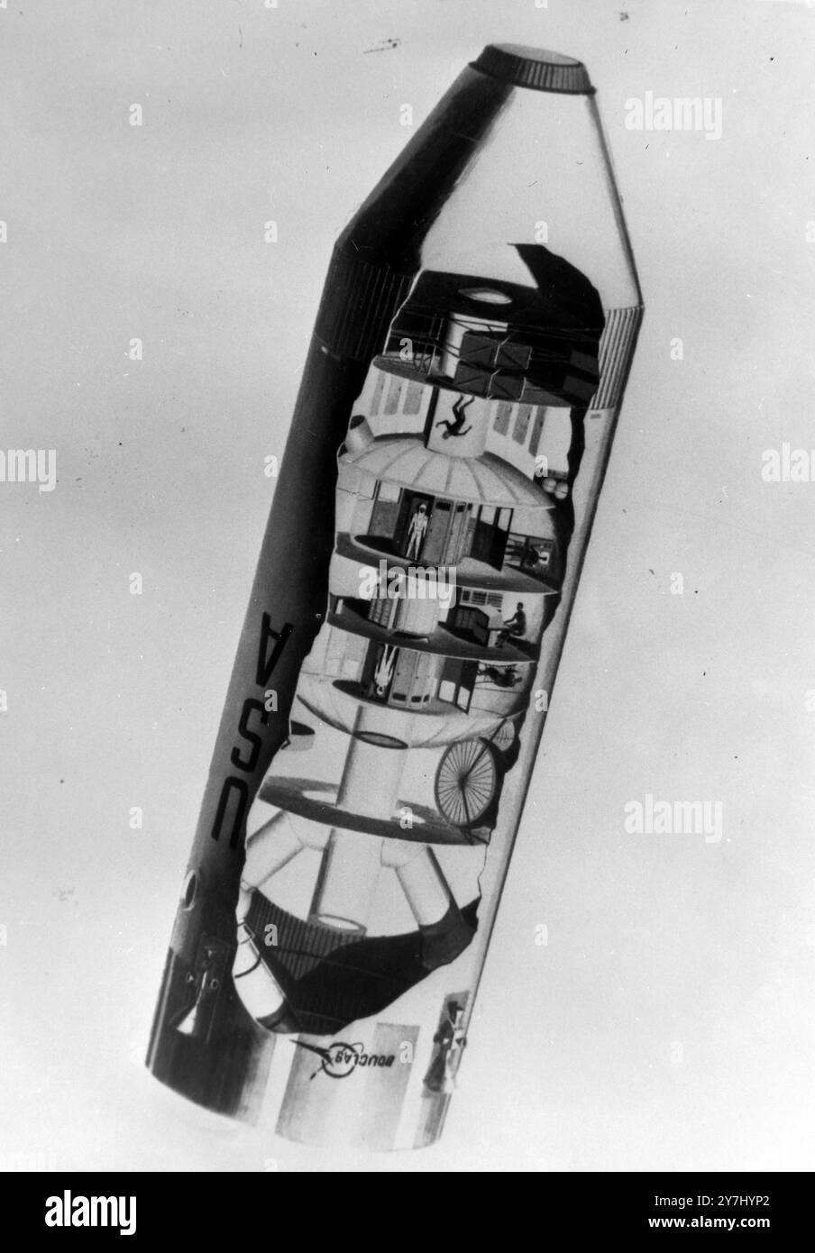 SCIENCE ORBITAL RESEARCH LABORATORY A SANTA MONICA, CALIFORNIA; 28 MARZO 1964 Foto Stock