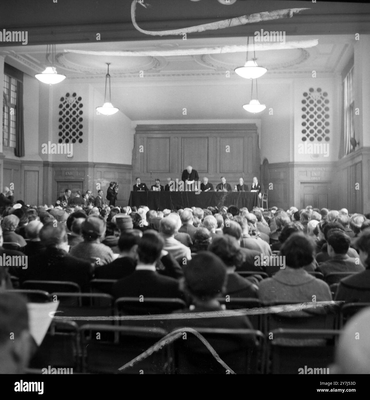 RIUNIONE DEL CONSIGLIO DEGLI EBREI E DEI CRISTIANI A LONDRA, 5 MARZO 1964 Foto Stock