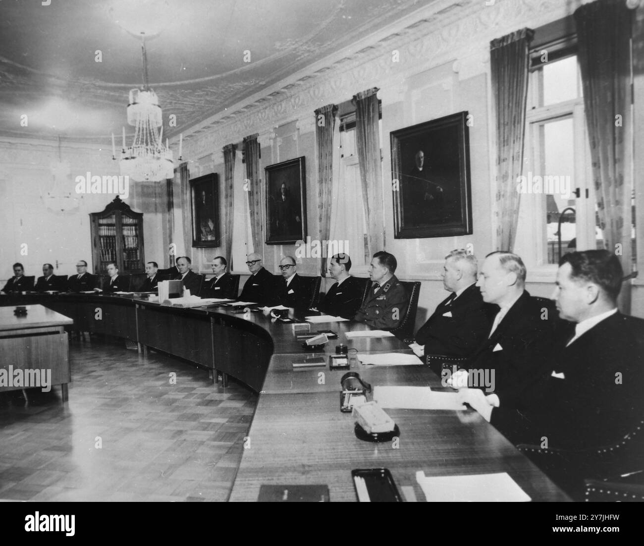 NUOVO GOVERNO FINLANDESE A HELSINKI ; 24 GENNAIO 1964 Foto Stock