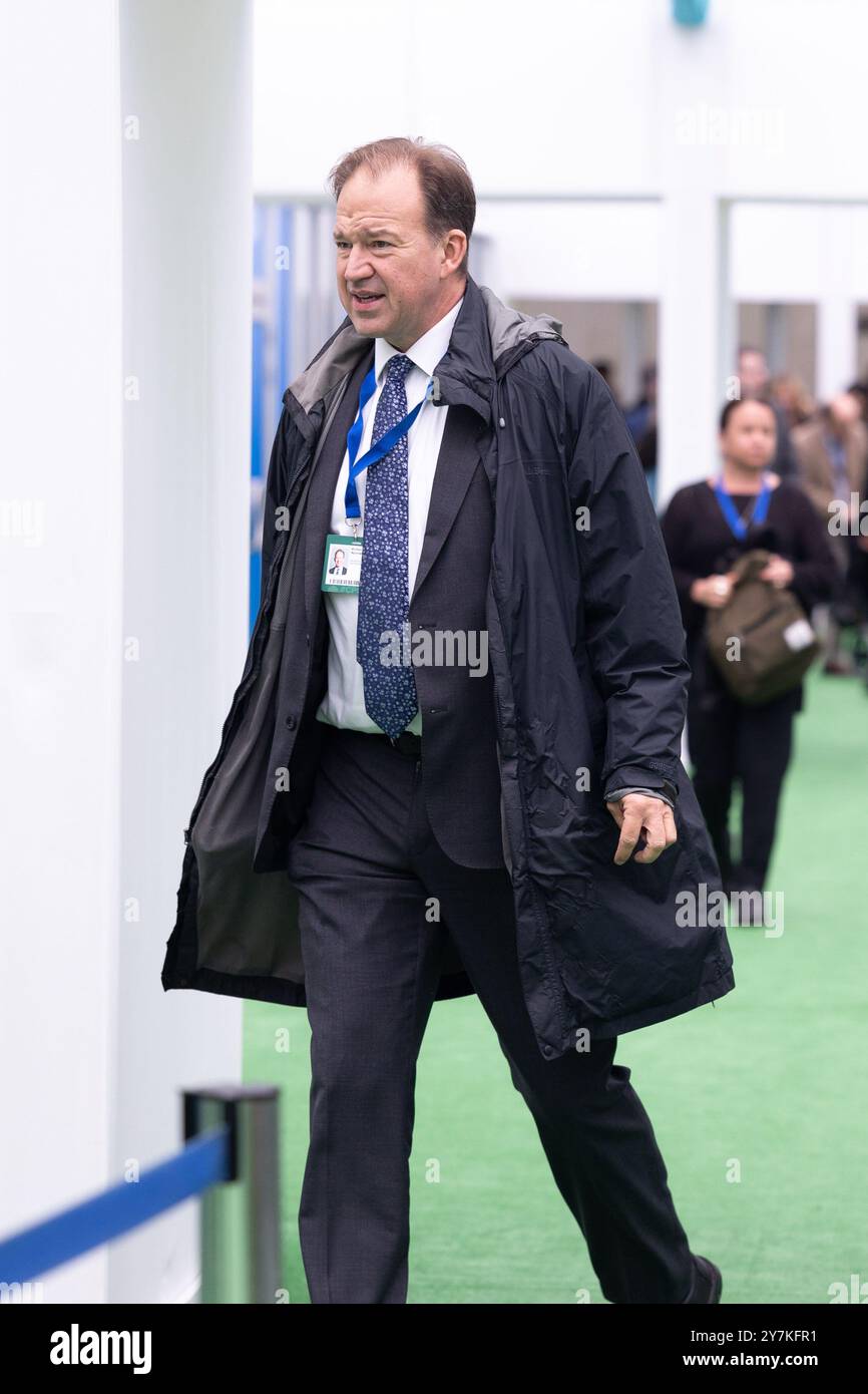 Birmingham, Regno Unito. 30 settembre 2024. Jesse Norman MP alla Conferenza del Partito Conservatore presso l'International Conference Centre di Birmingham lunedì 30 settembre 2024. (Photo Credit: Pat Scaasi | mi News) crediti: MI News & Sport /Alamy Live News Foto Stock