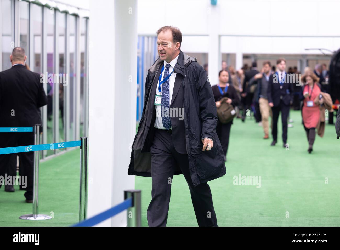 Birmingham, Regno Unito. 30 settembre 2024. Jesse Norman MP alla Conferenza del Partito Conservatore presso l'International Conference Centre di Birmingham lunedì 30 settembre 2024. (Photo Credit: Pat Scaasi | mi News) crediti: MI News & Sport /Alamy Live News Foto Stock