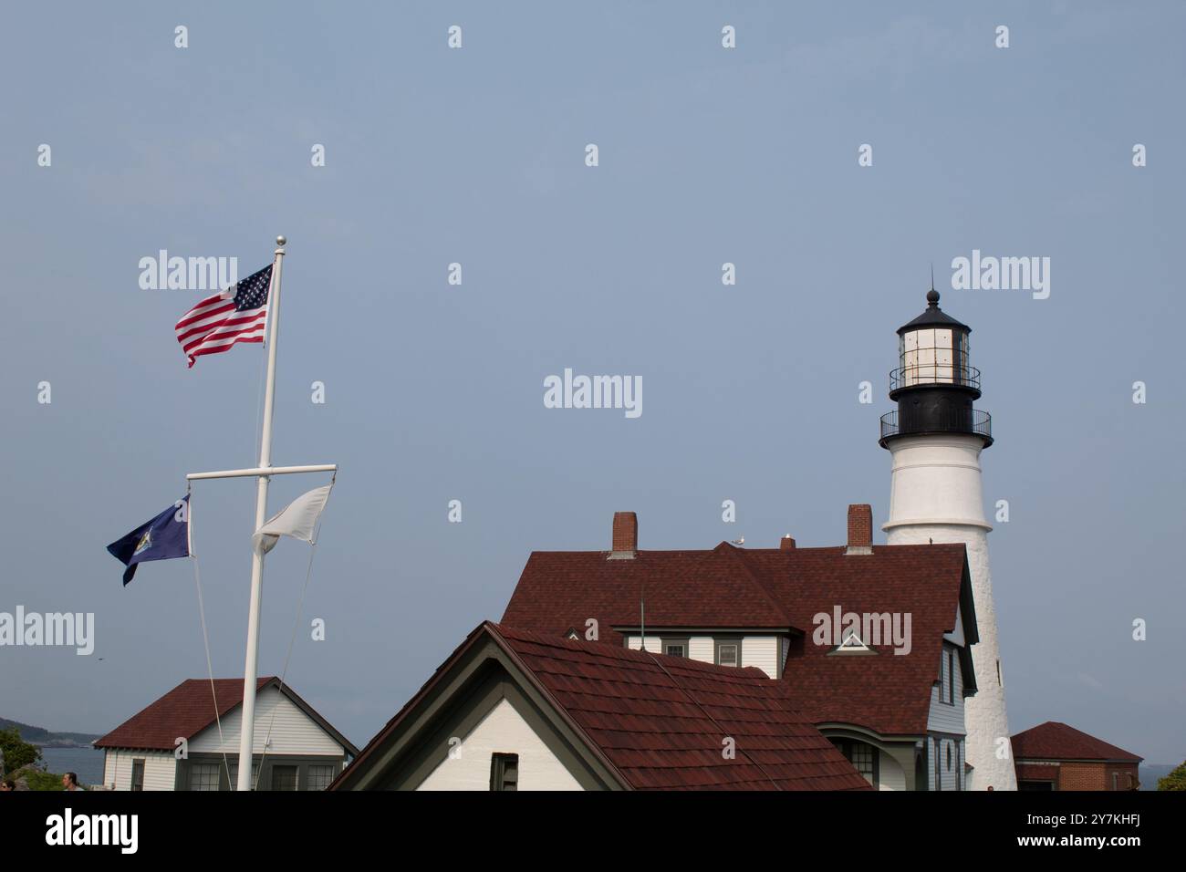 Faro faro, Portland, Maine Foto Stock