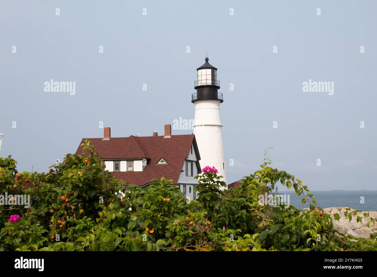 Faro faro, Portland, Maine Foto Stock