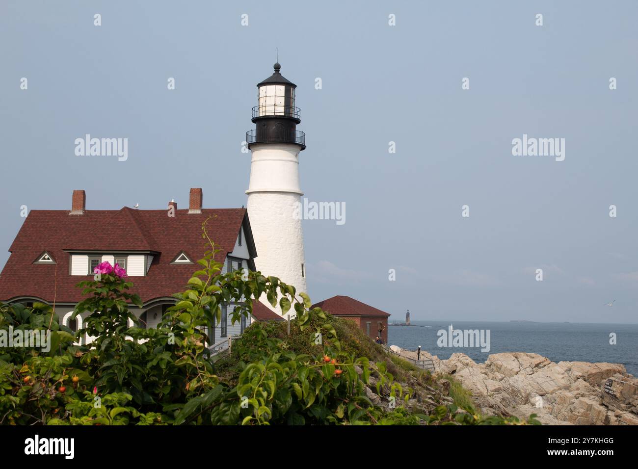 Faro faro, Portland, Maine Foto Stock