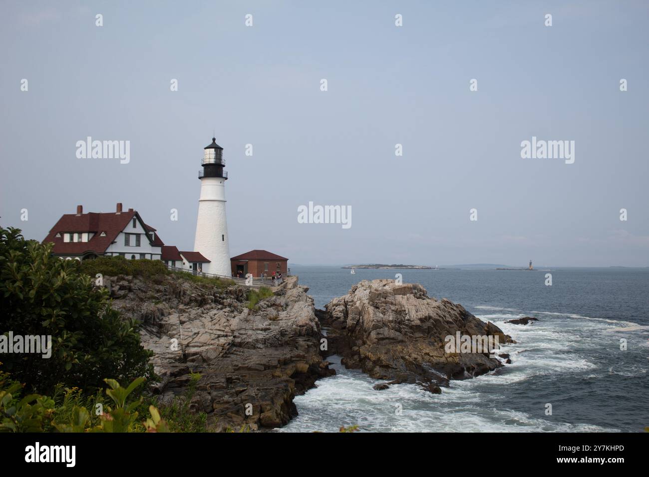 Faro faro, Portland, Maine Foto Stock