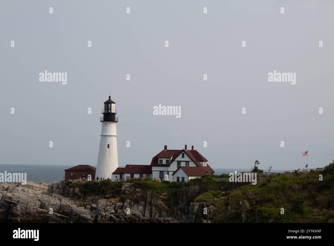 Faro faro, Portland, Maine Foto Stock