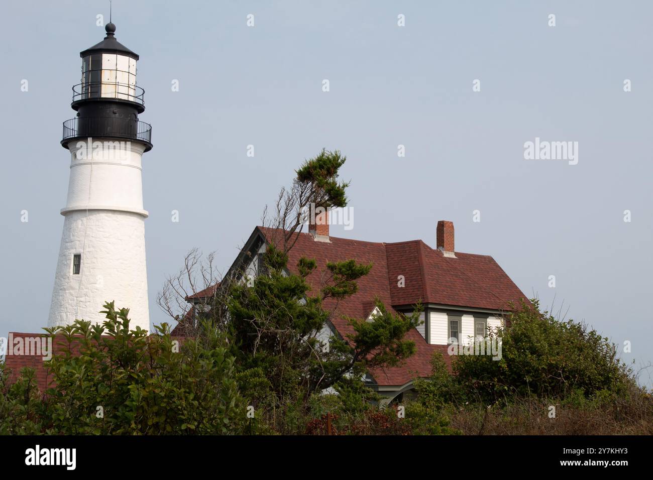 Faro faro, Portland, Maine Foto Stock