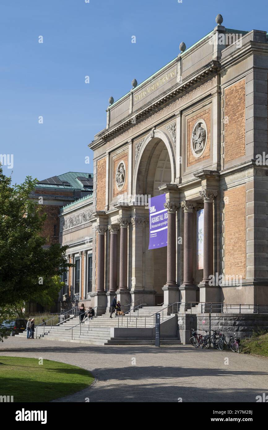Ingresso, Museo Statale d'Arte, Museo Statens per la Kunst, SMK, Galleria Nazionale, Copenaghen, Isola di Zelanda, Danimarca, Europa Foto Stock