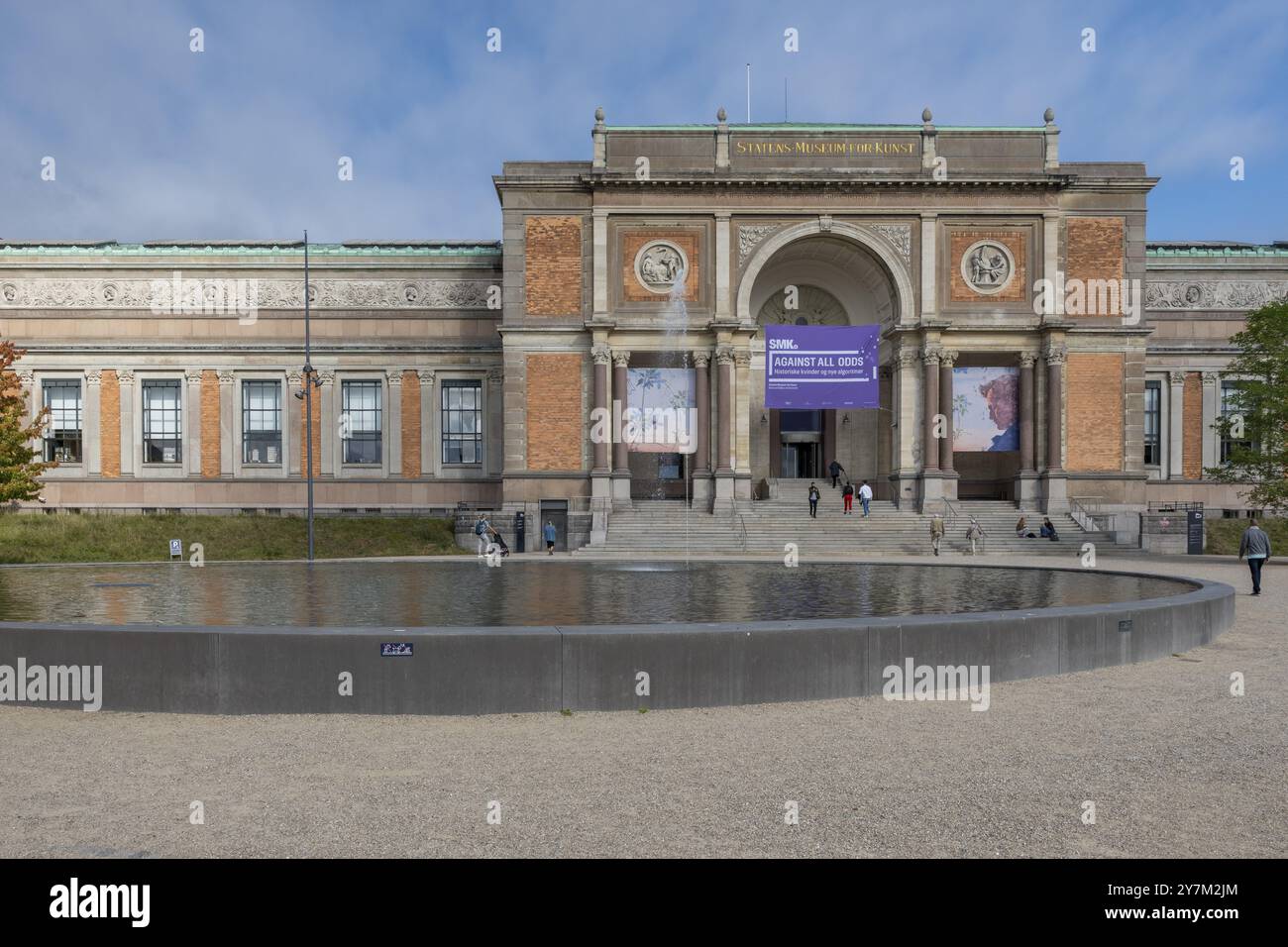 Ingresso, Museo Statale d'Arte, Museo Statens per Ku, SMK, Galleria Nazionale, Copenaghen, Isola di Zelanda, Danimarca, Europa Foto Stock