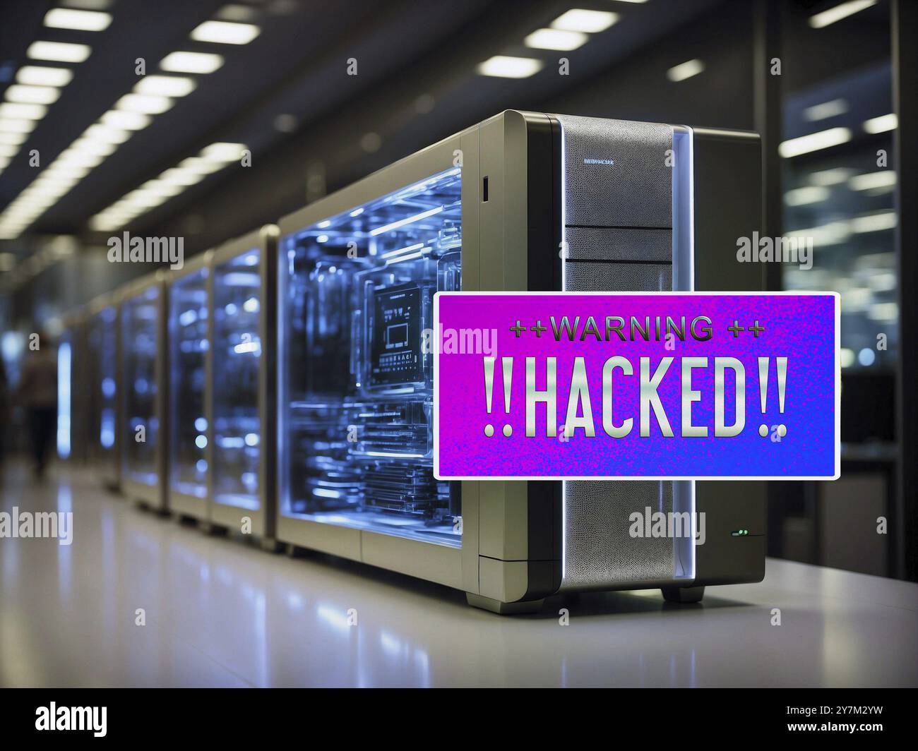 Immagine simbolica, sicurezza informatica, attacchi informatici in tutto il mondo, criminalità informatica, attacchi INFORMATICI digitali, hacker, furto di dati, spionaggio, malware, attacchi di phishing Foto Stock