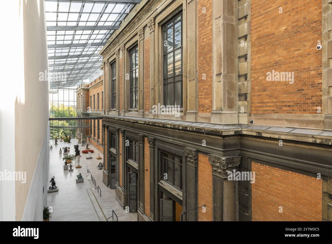 Museo Statale d'Arte, Museo Statens per la Kunst, SMK, Galleria Nazionale ed ampliamento di Anna Maria Indrio con collezione di sculture e archi contemporanei Foto Stock