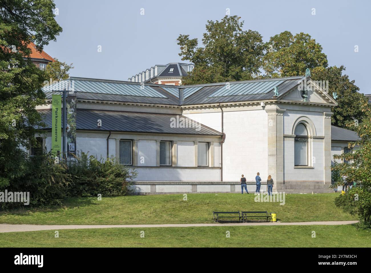 Edificio classico della collezione Hirschsprung o Den Hirschsprungske Samling, Museo di Belle Arti, con arte danese del XIX e XX secolo Foto Stock