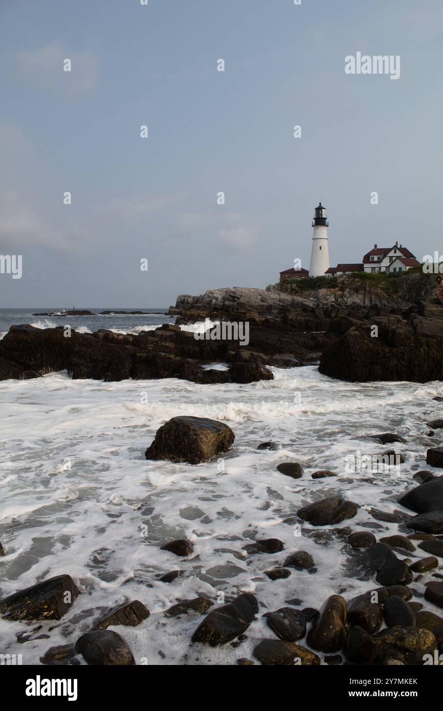 Faro faro, Portland, Maine Foto Stock