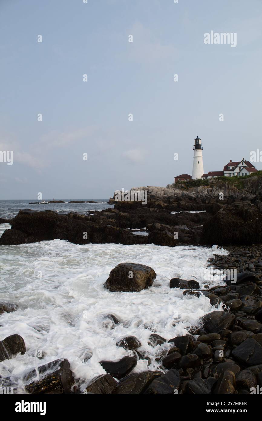 Faro faro, Portland, Maine Foto Stock