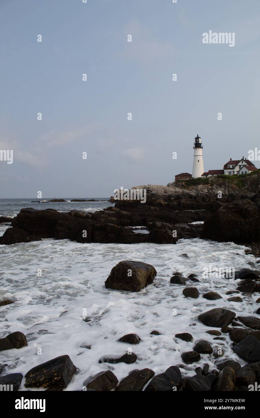 Faro faro, Portland, Maine Foto Stock