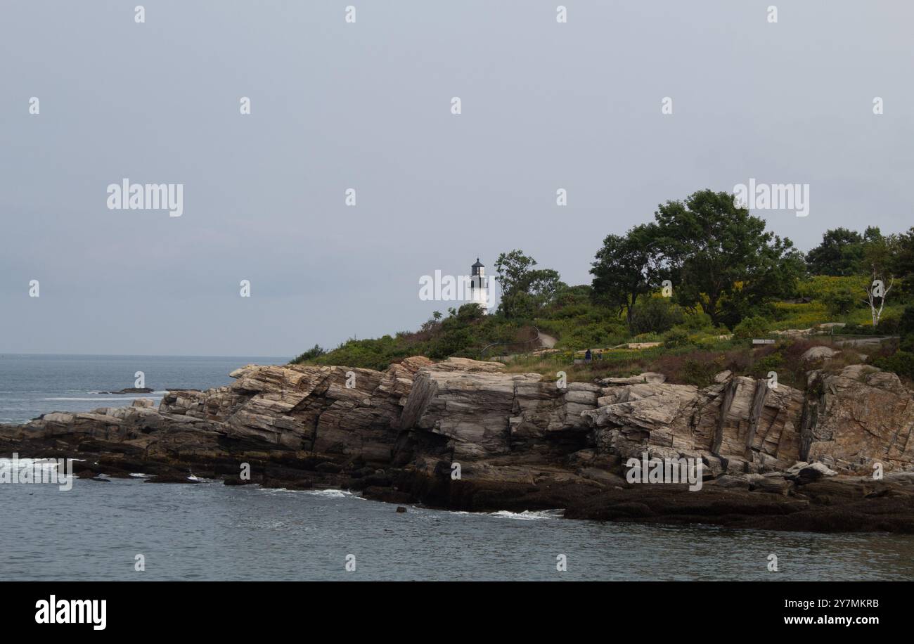 Faro faro, Portland, Maine Foto Stock