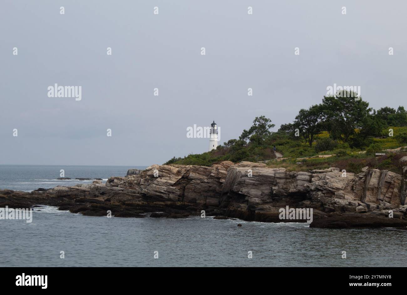 Faro faro, Portland, Maine Foto Stock