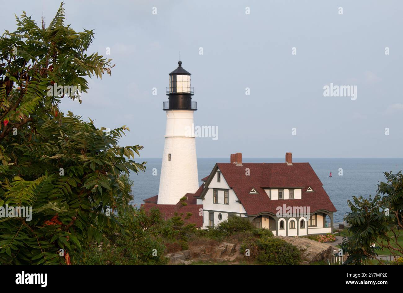 Faro faro, Portland, Maine Foto Stock