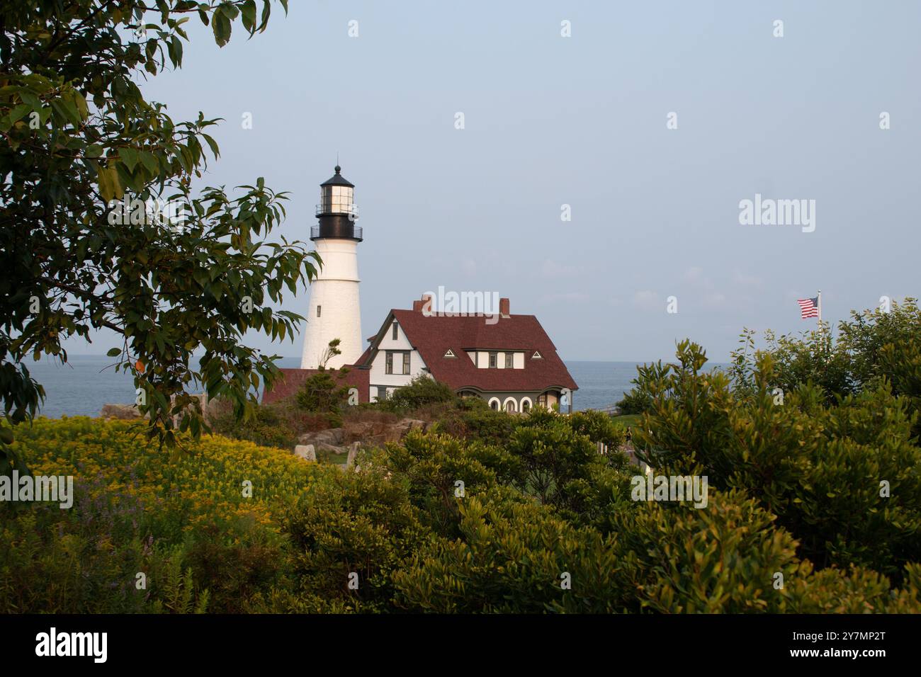 Faro faro, Portland, Maine Foto Stock