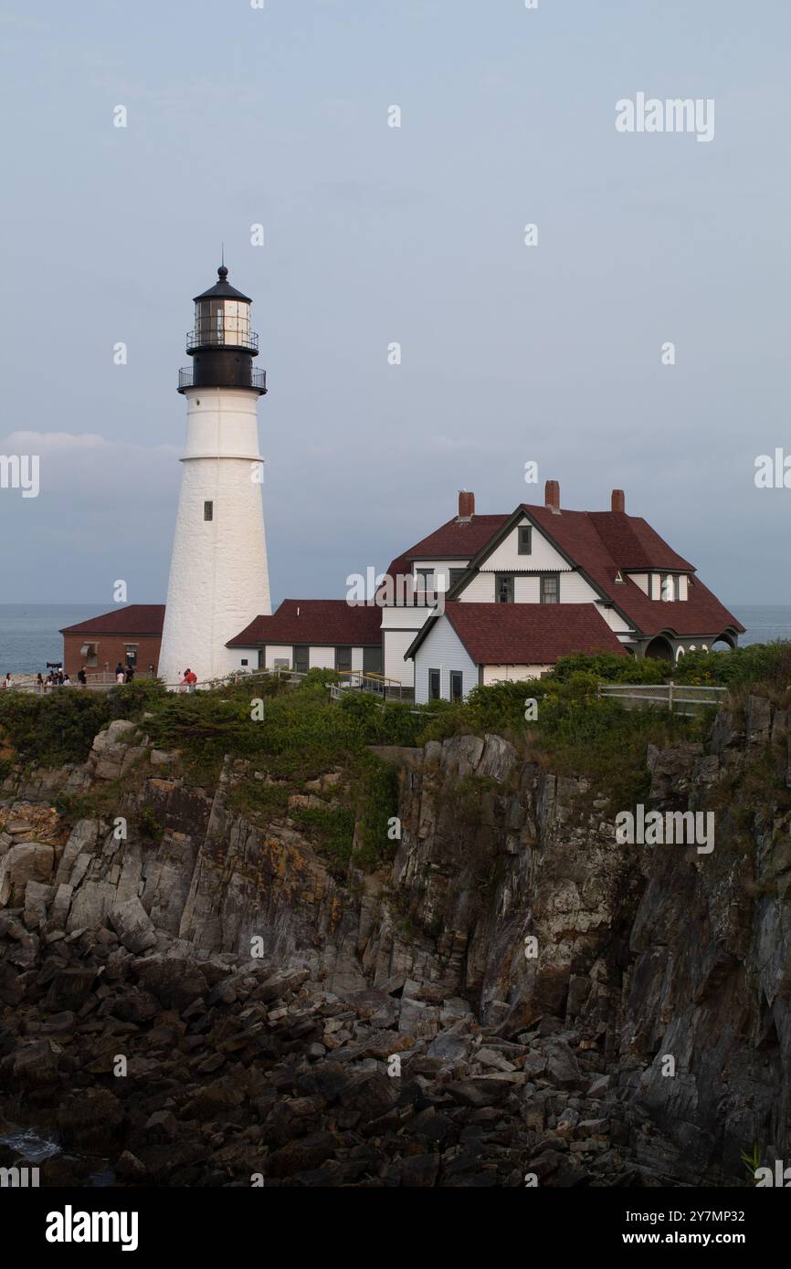Faro faro, Portland, Maine Foto Stock