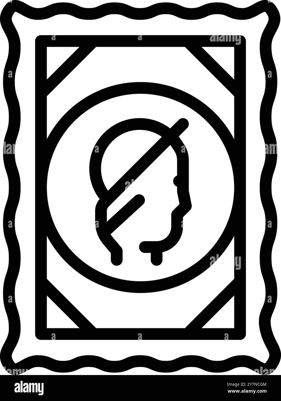 Icona per la raccolta del timbro, la raccolta Illustrazione Vettoriale