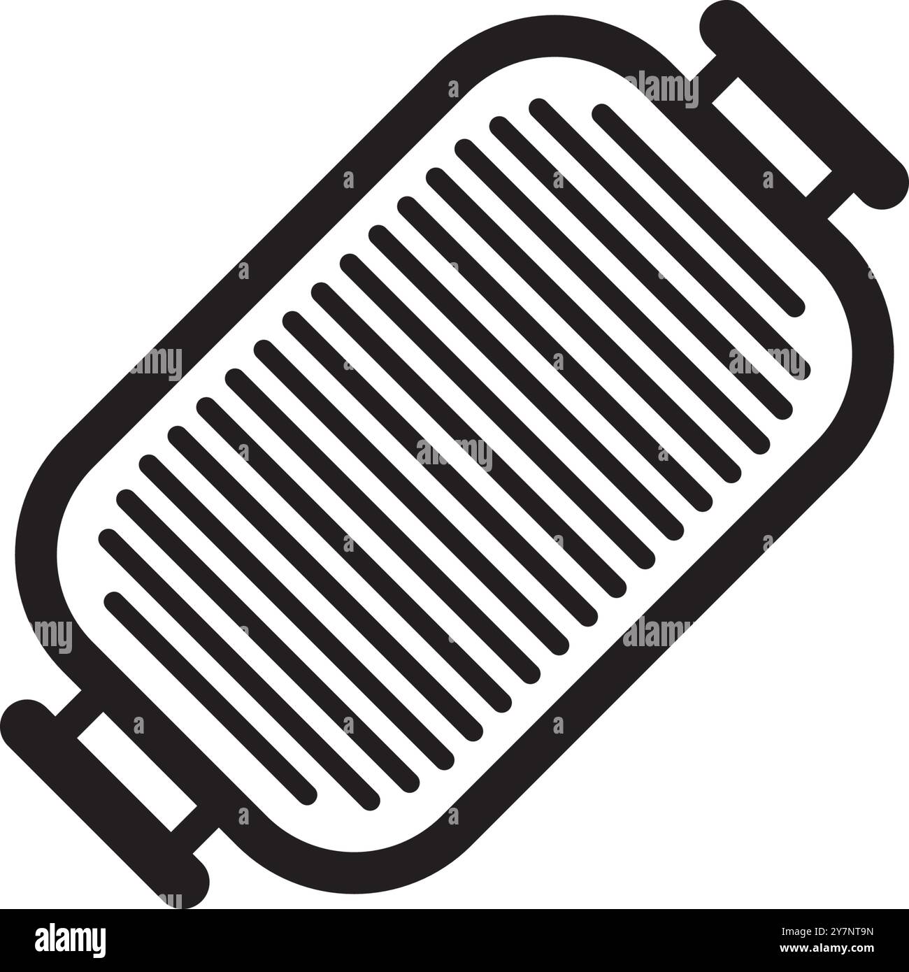 disegno del logo dell'illustrazione vettoriale dell'icona del barbecue Illustrazione Vettoriale