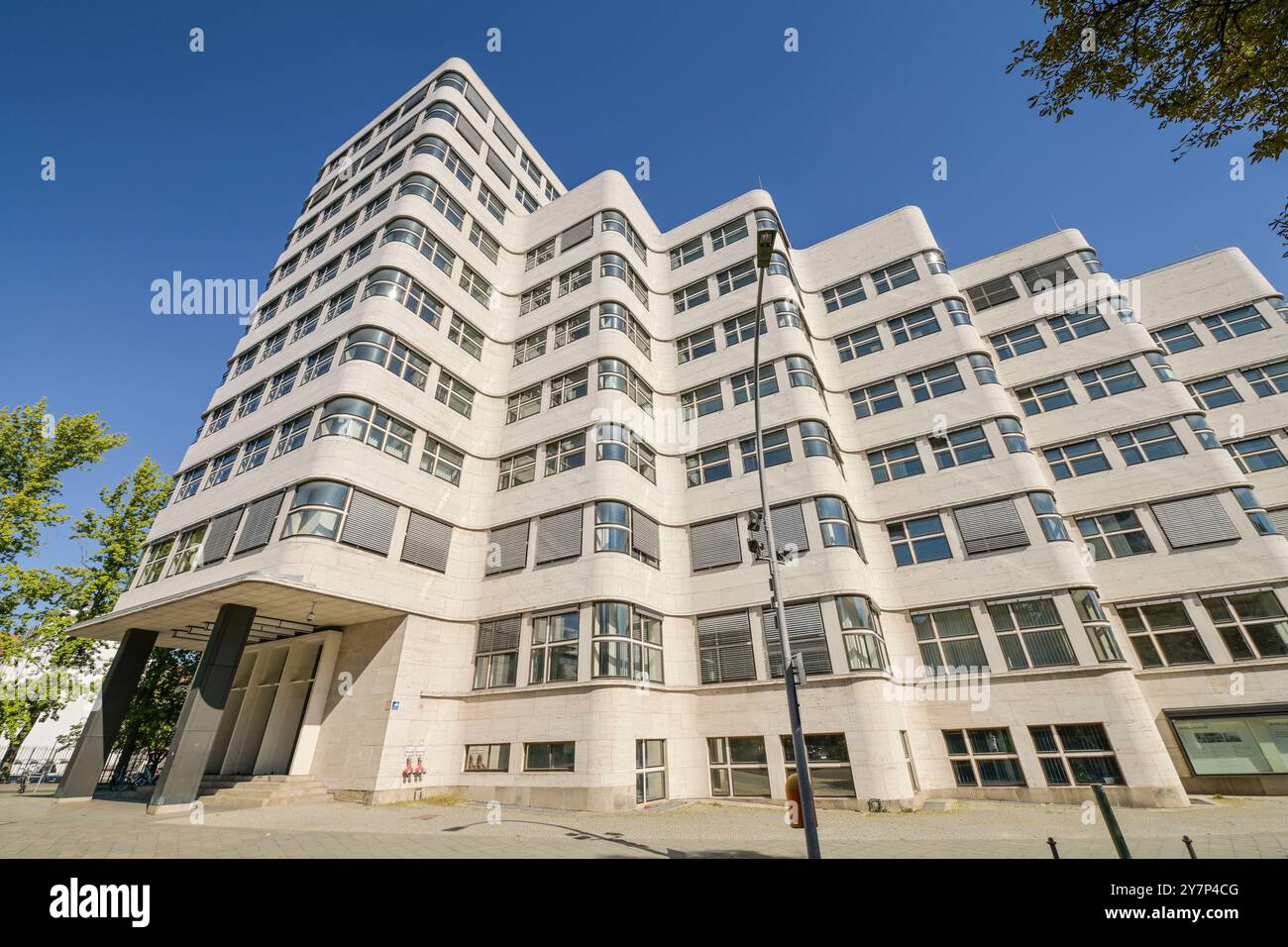 Shell House, Reichpietschufer, Tiergarten, Mitte, Berlino, Germania, Shell-Haus, Germania Foto Stock