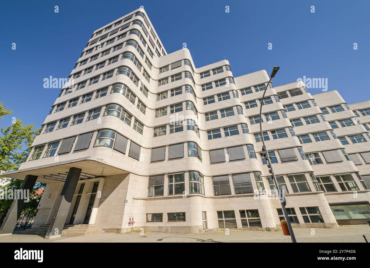 Shell House, Reichpietschufer, Tiergarten, Mitte, Berlino, Germania, Shell-Haus, Germania Foto Stock